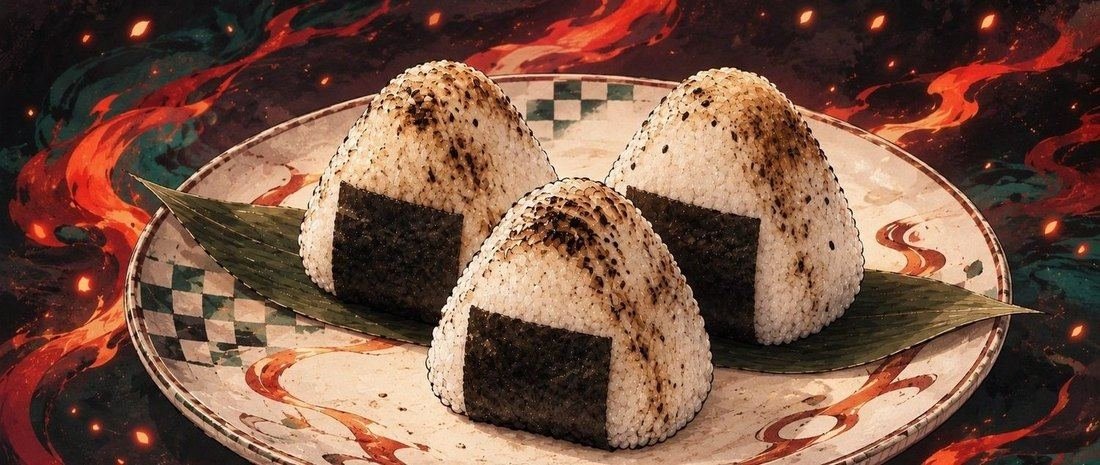 Feuer-Onigiri aus Demon Slayer